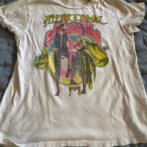 MadeWorn Cream Fleetwood Mac Graphic Tee